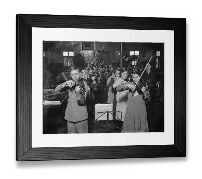 Framed Print : Orchestra. 1934 Framed Print : Orchestra. 1934
