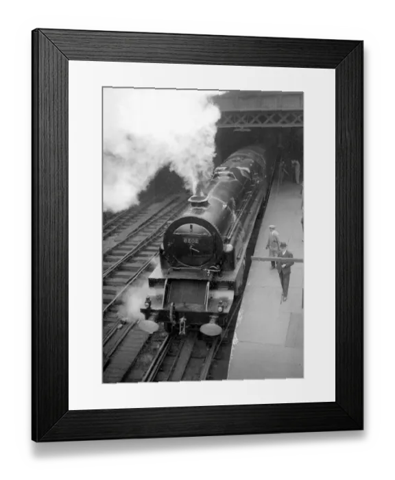 Framed Print : The Turbomotive considered a starting innovation in British railway practice, is
