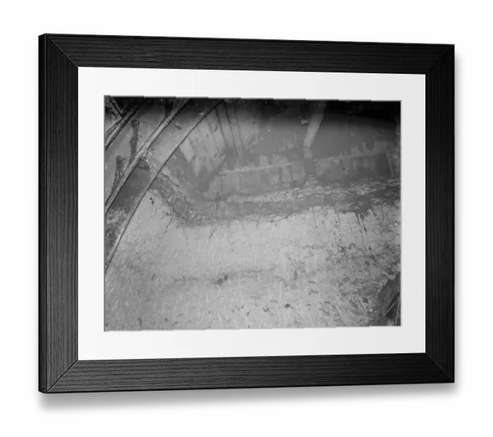 Framed Print : The construction of the Dartford Tunnel. A view of the cementation around Framed Print : The construction of the Dartford Tunnel. A view of the cementation around