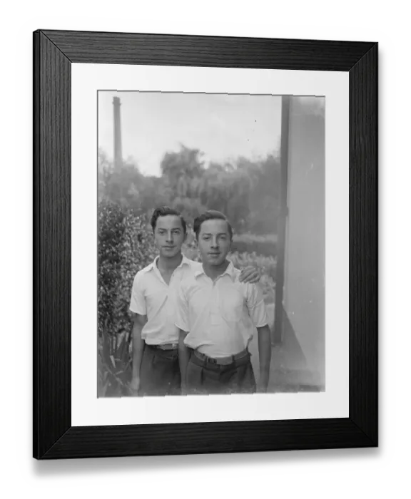 Framed Print : The Crayford Twins. 1939 Framed Print : The Crayford Twins. 1939