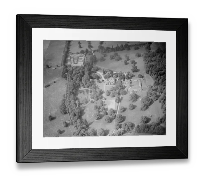 Framed Print : An aerial view of Kenmal Manor in Kent. 1939