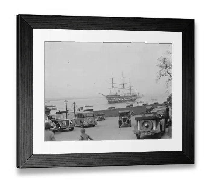 Framed Print : Home Fleet at Greenhithe. 1937