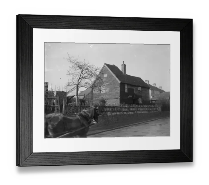 Framed Print : Old cottage, Swanley, Kent. 1935 Framed Print : Old cottage, Swanley, Kent. 1935