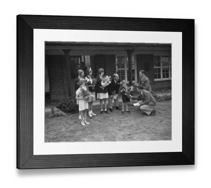 Framed Print : The Lamorbey Horticultural Show on Days Lane in Sidcup, Kent. 1938 Framed Print : The Lamorbey Horticultural Show on Days Lane in Sidcup, Kent. 1938