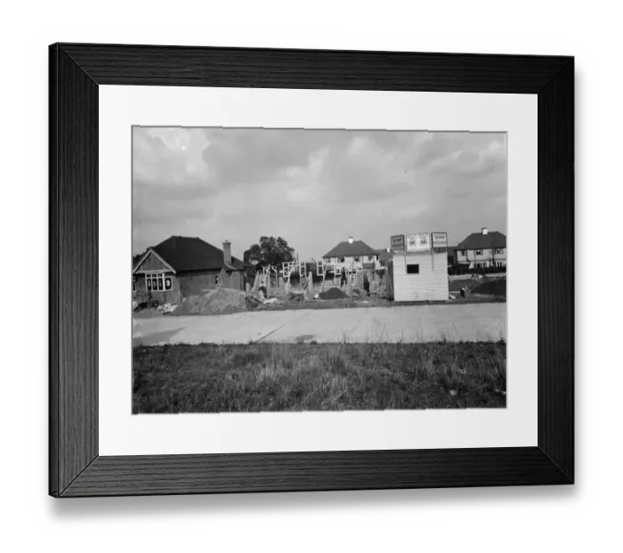 Framed Print : REM Estate, Dartford. 21 September 1937 Framed Print : REM Estate, Dartford. 21 September 1937