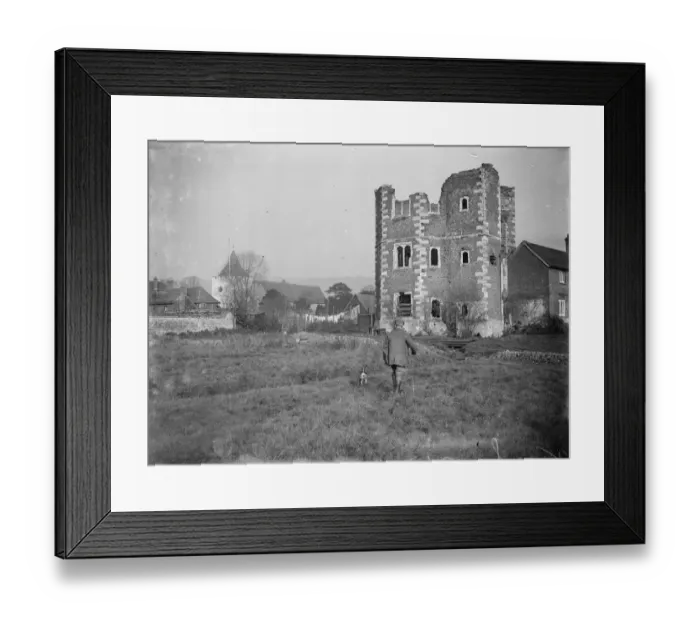 Framed Print : Otford Palace series. Building. 1934 Framed Print : Otford Palace series. Building. 1934