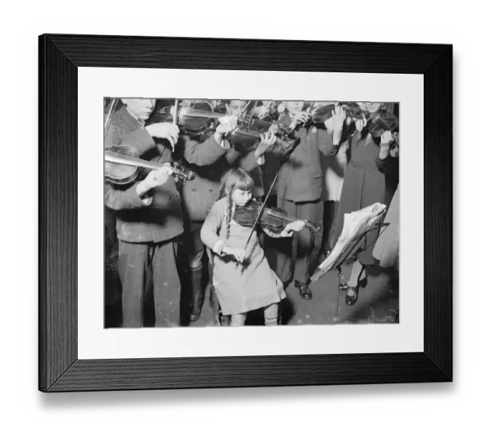 Framed Print : Orchestra. 1934 Framed Print : Orchestra. 1934