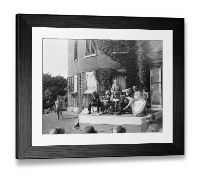 Framed Print : Primrose fete in Chislehurst, Kent. 1935 Framed Print : Primrose fete in Chislehurst, Kent. 1935