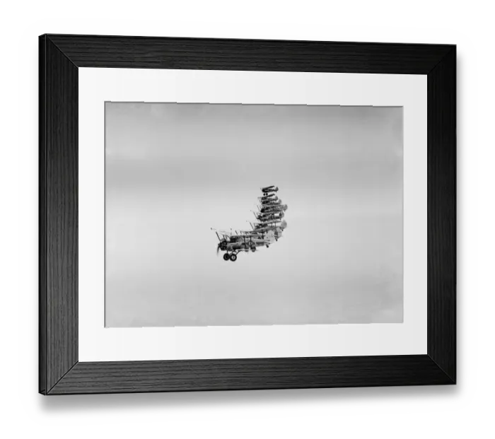 Framed Print : Bristol Bulldogs fighters of No 32 Squadron in formation flying over Biggin Hill Framed Print : Bristol Bulldogs fighters of No 32 Squadron in formation flying over Biggin Hill