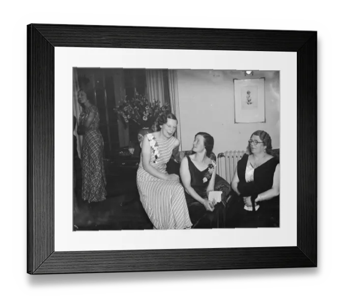 Framed Print : David Griegs birthday party in Farnborough. 1935 Framed Print : David Griegs birthday party in Farnborough. 1935