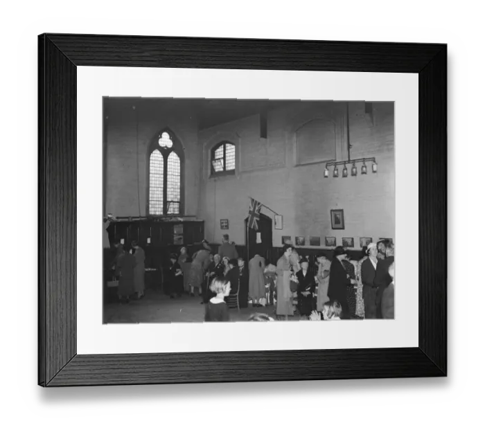 Framed Print : Congregational fete in Sidcup, Kent. 1937 Framed Print : Congregational fete in Sidcup, Kent. 1937