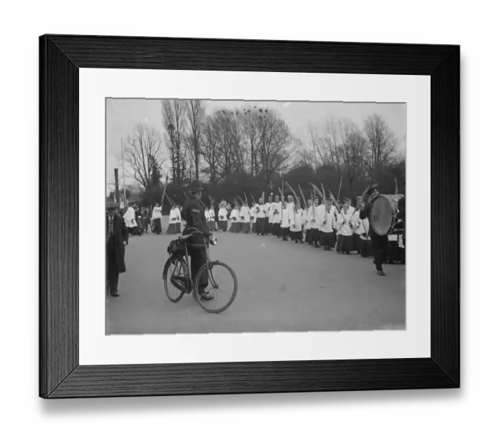 Framed Print : Choir boys in procession during the Palm Sunday celebrations at Orpington, Kent Framed Print : Choir boys in procession during the Palm Sunday celebrations at Orpington, Kent