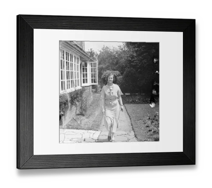 Framed Print : A Chislehurst school teacher. 1939 Framed Print : A Chislehurst school teacher. 1939