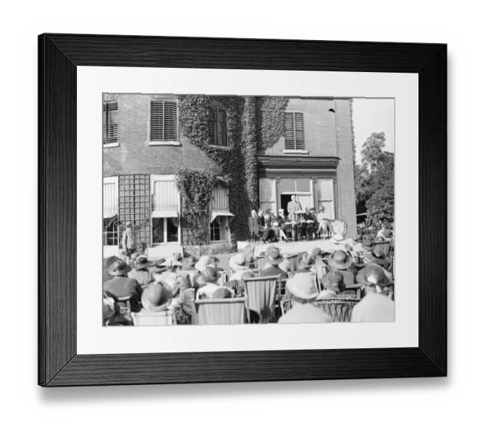 Framed Print : Primrose fete in Chislehurst, Kent. 1935 Framed Print : Primrose fete in Chislehurst, Kent. 1935