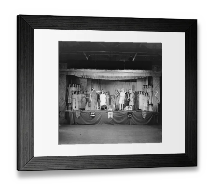 Framed Print : Children from Our Ladys High School in Dartford, Kent, performing a school play Framed Print : Children from Our Ladys High School in Dartford, Kent, performing a school play