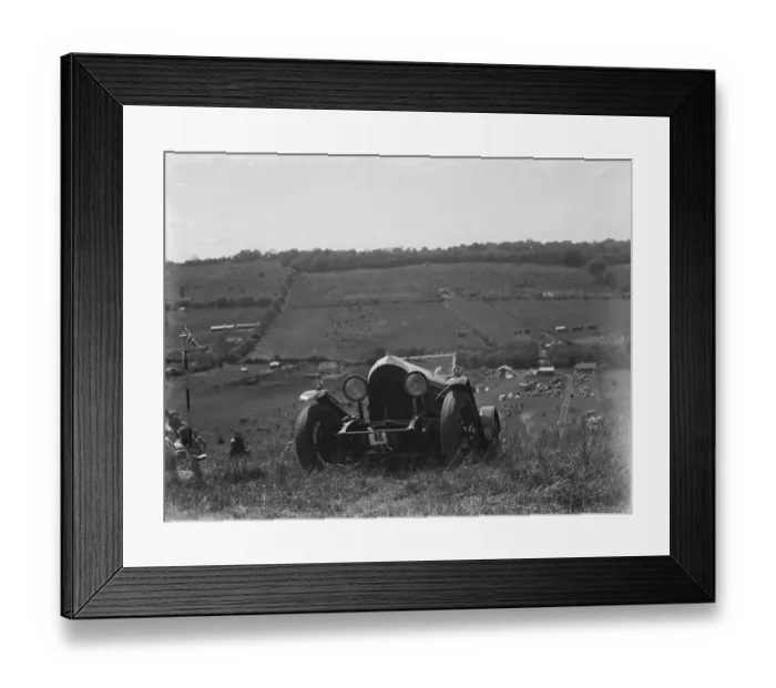 Framed Print : Motor hill climb at Farningham. 26 May 1937 Framed Print : Motor hill climb at Farningham. 26 May 1937