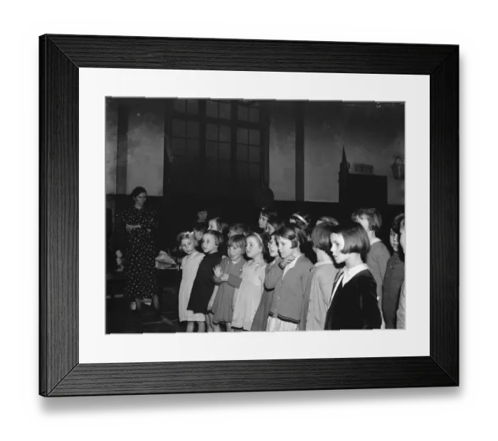 Framed Print : Children carol singers at the Christmas bazaar in St Pauls Cray, Kent Framed Print : Children carol singers at the Christmas bazaar in St Pauls Cray, Kent