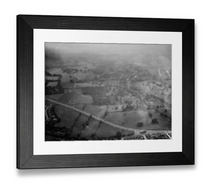 Framed Print : An aerial view of Kemmel estate in Sidcup, Kent. 1939 Framed Print : An aerial view of Kemmel estate in Sidcup, Kent. 1939