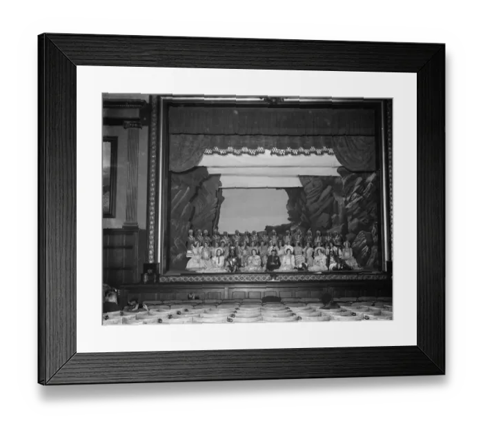 Framed Print : The Dartford Amateur Dramatic Society pose for a group photo. 24 February 1936 Framed Print : The Dartford Amateur Dramatic Society pose for a group photo. 24 February 1936
