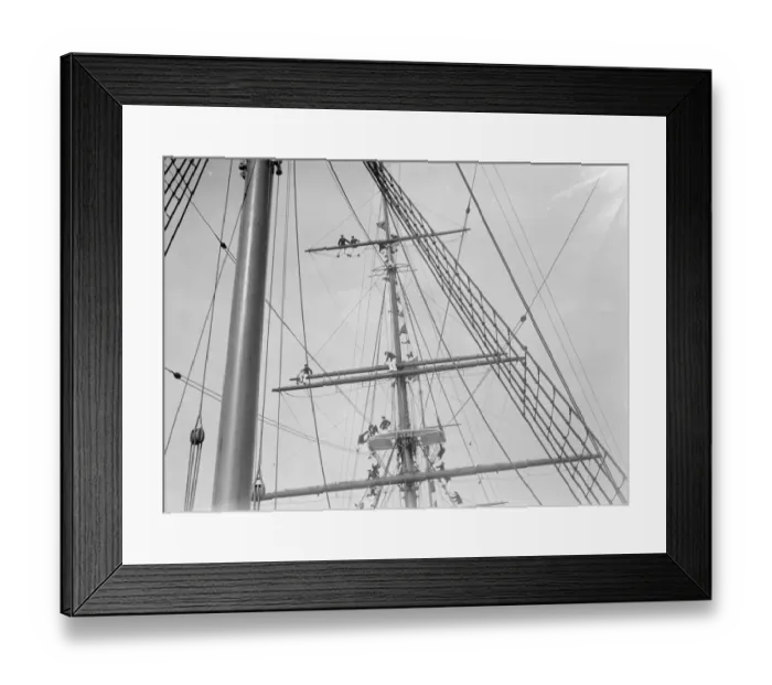 Framed Print : The cadets from the Thames Nautical Training College in Greenhithe, Kent, stand Framed Print : The cadets from the Thames Nautical Training College in Greenhithe, Kent, stand