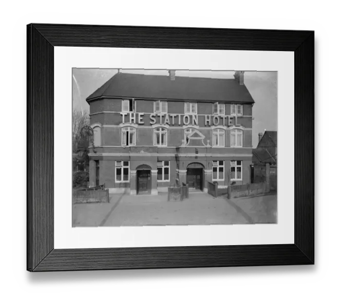 Framed Print : Station Hotel. 1935 Framed Print : Station Hotel. 1935