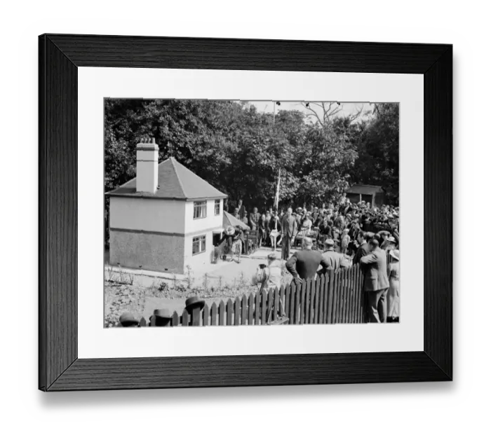 Framed Print : Miniature house, Crayford, School. 1937