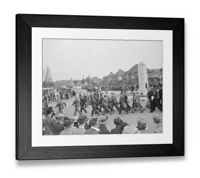 Framed Print : Drumhead Service held at Orpington, Kent. 1939