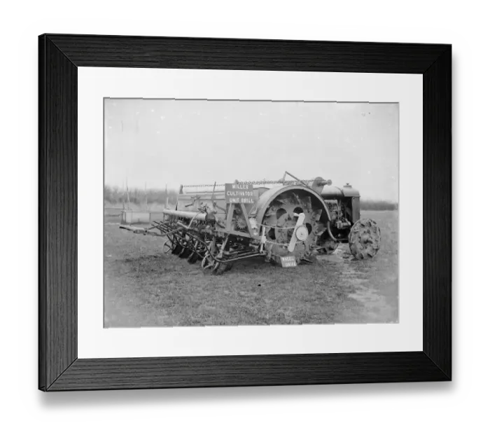 Framed Print : Miller Wheels Utility Drill. 1934