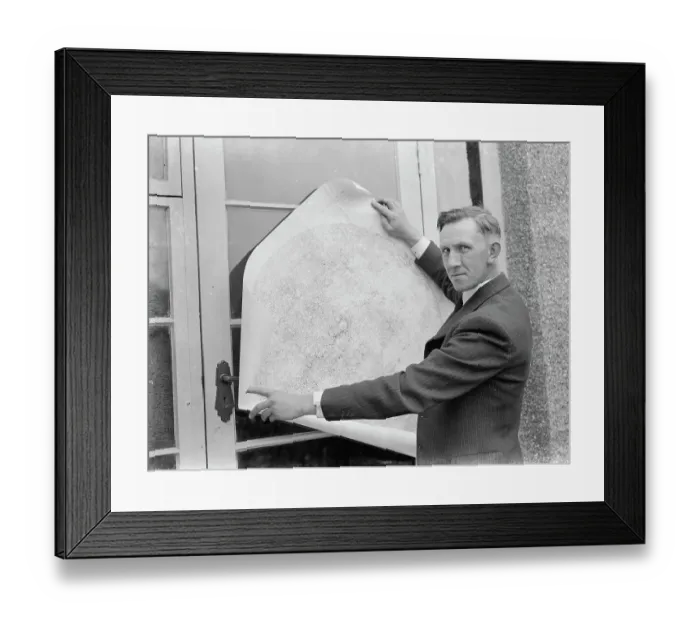 Framed Print : Dr Hugh Percival Wilkins PhD FRAS 1896 - 1960 was a British engineer by profession Framed Print : Dr Hugh Percival Wilkins PhD FRAS 1896 - 1960 was a British engineer by profession
