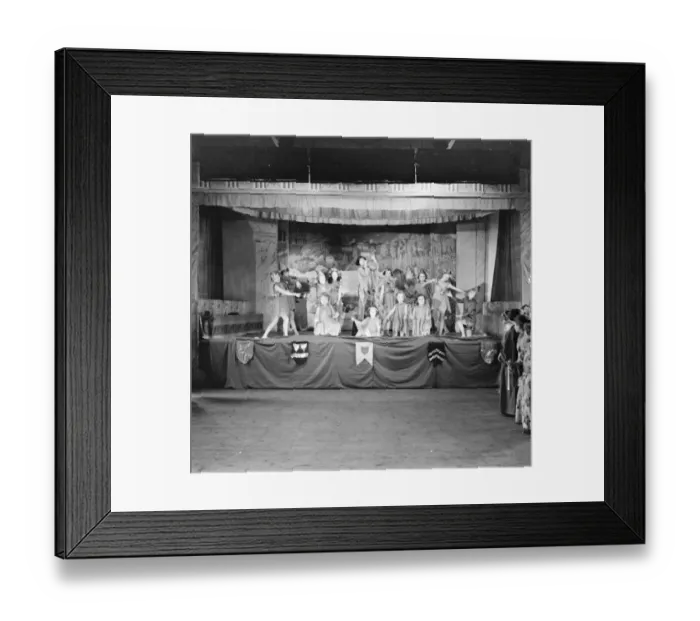 Framed Print : Children from Our Ladys High School in Dartford, Kent, performing a school play Framed Print : Children from Our Ladys High School in Dartford, Kent, performing a school play