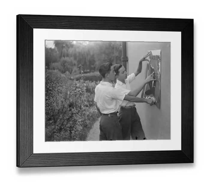 Framed Print : The Crayford Twins. 1939
