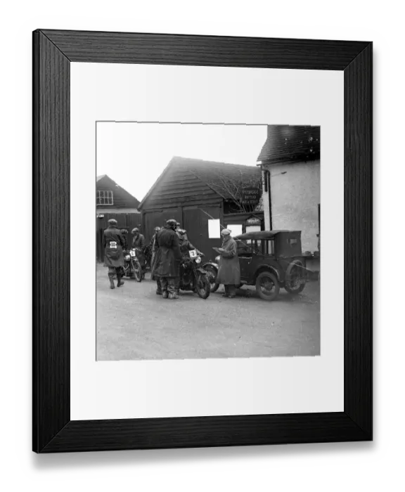 Framed Print : Motor Cycle Trial (Wrotham) 1934 Framed Print : Motor Cycle Trial (Wrotham) 1934