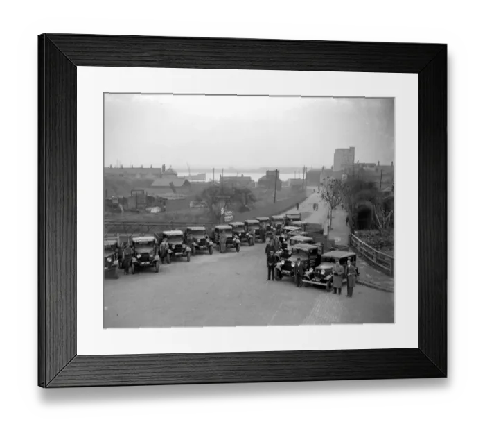 Framed Print : The F Trevillion builders merchant fleet at Erith, Kent. 17 November 1934 Framed Print : The F Trevillion builders merchant fleet at Erith, Kent. 17 November 1934