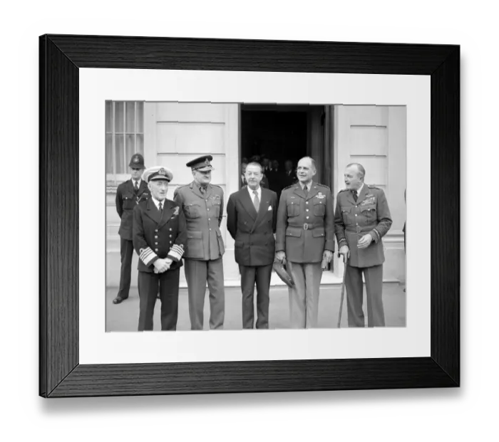 Framed Print : London: Posing outside No 1 Carlton Gardens, London residence of the Defence Minister Framed Print : London: Posing outside No 1 Carlton Gardens, London residence of the Defence Minister