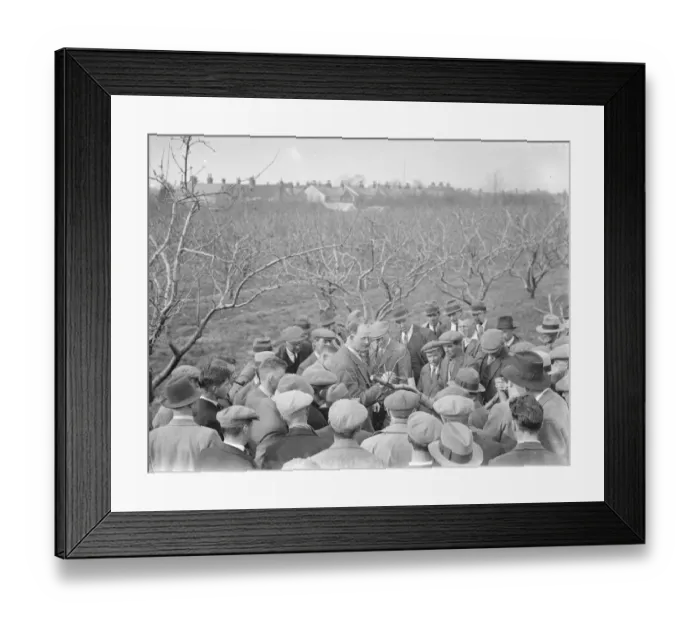 Framed Print : Showing people around at the East Malling Research Station open day in Kent. 1939 Framed Print : Showing people around at the East Malling Research Station open day in Kent. 1939