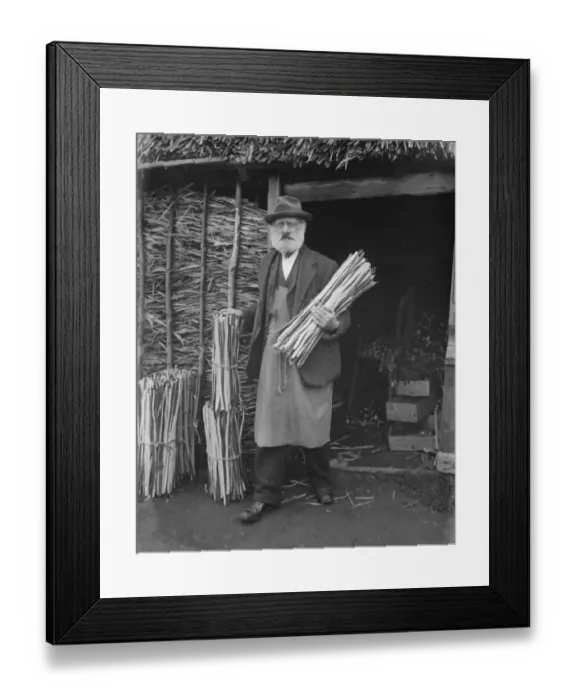 Framed Print : Mr Thomas Buckshall. 1936 Rural farmers build in Paddock Wood. 1936 Framed Print : Mr Thomas Buckshall. 1936 Rural farmers build in Paddock Wood. 1936