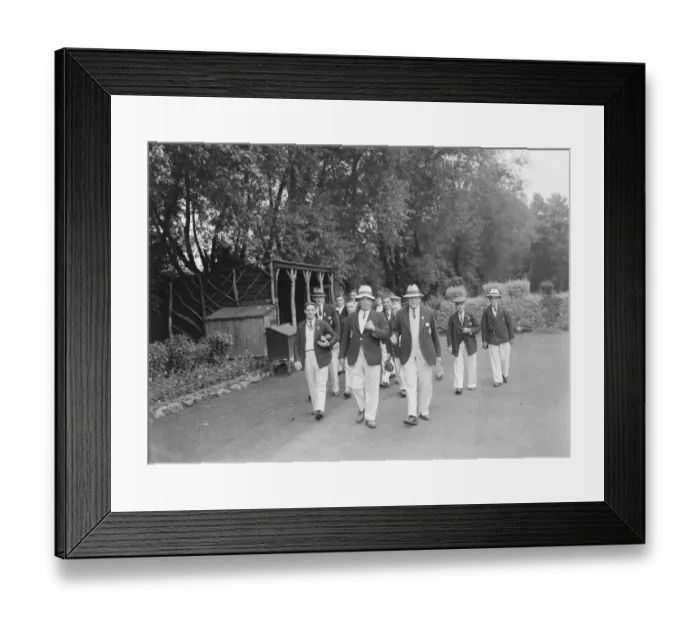 Framed Print : The Kent bowls meeting. 19 June 1937