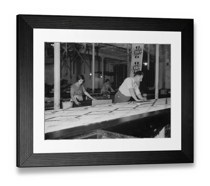 Framed Print : Dartford Prints Works. 1934 Framed Print : Dartford Prints Works. 1934