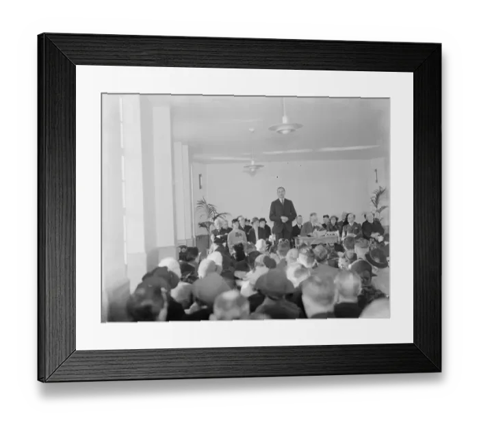 Framed Print : Walter James, 4th Baron Northbourne, opens a library in Chislehurst, Kent Framed Print : Walter James, 4th Baron Northbourne, opens a library in Chislehurst, Kent