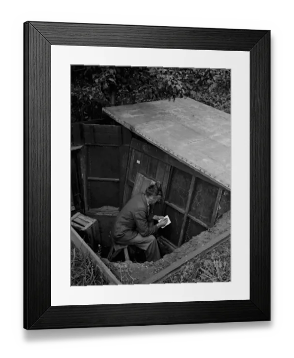 Framed Print : A man takes readings at the Root Growth Chamber at the East Malling Research Station 6 Framed Print : A man takes readings at the Root Growth Chamber at the East Malling Research Station 6