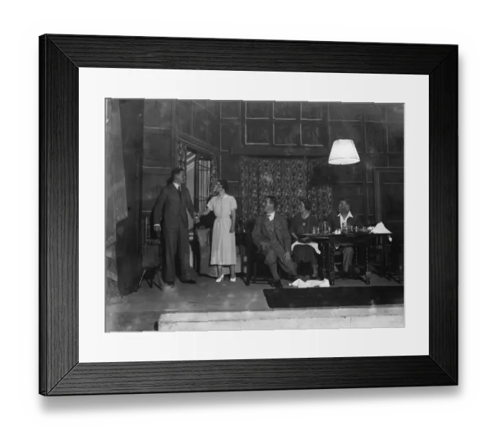 Framed Print : Sevenoaks Players performing. 1936 Framed Print : Sevenoaks Players performing. 1936