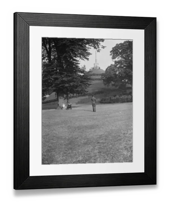 Framed Print : Dane John. Canterbury. 1937 Framed Print : Dane John. Canterbury. 1937