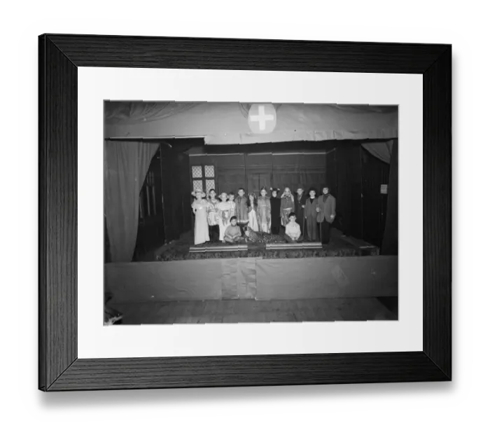 Framed Print : Children in the play Nicholas Nickleby at Dartford, Kent. 1937 Framed Print : Children in the play Nicholas Nickleby at Dartford, Kent. 1937