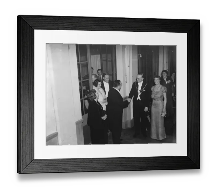 Framed Print : The Erith Council Chairmans annual ball. 1937 Framed Print : The Erith Council Chairmans annual ball. 1937