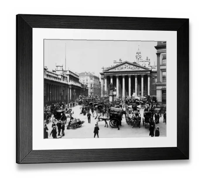 Framed Print : View of London, England, 1880 Framed Print : View of London, England, 1880