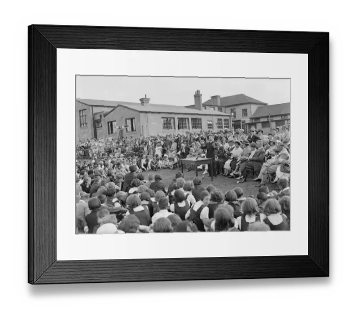 Framed Print : Swanscombe Central School Sports. 1937 Framed Print : Swanscombe Central School Sports. 1937