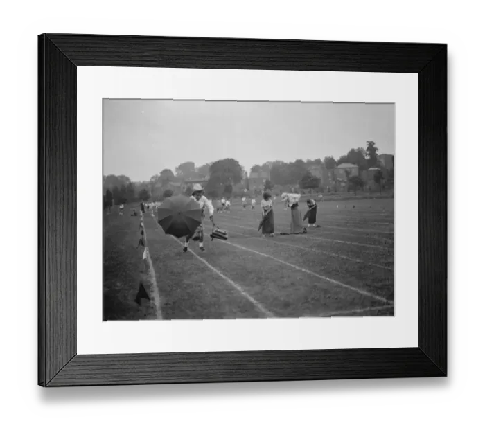 Framed Print : Gordon School, sports Eltham. 12 July 1937 Framed Print : Gordon School, sports Eltham. 12 July 1937