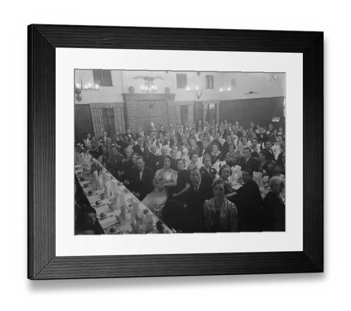 Framed Print : The Blackfen Conservative Association dinner, Kent. 1938 Framed Print : The Blackfen Conservative Association dinner, Kent. 1938
