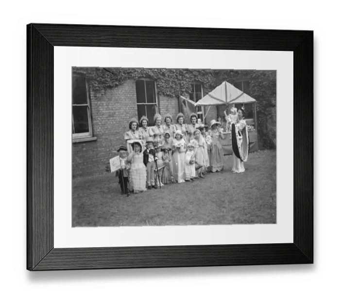 Framed Print : Miss Capp at the Erith fete. 1939