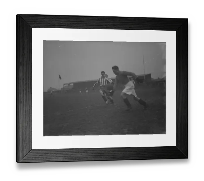 Framed Print : Football match; Dartford versus Bexleyheath. 1935 Framed Print : Football match; Dartford versus Bexleyheath. 1935